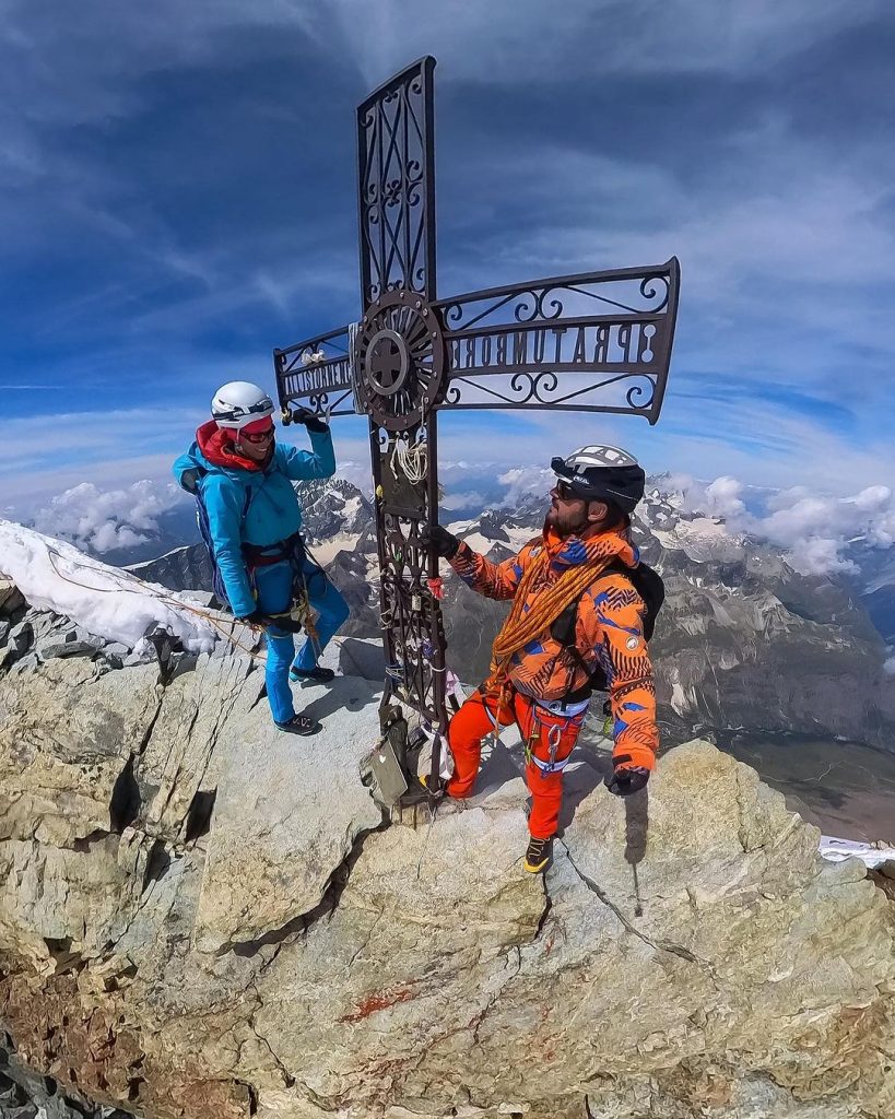 Marija Zogović i Marko Mijatović na Materhornu 4478m