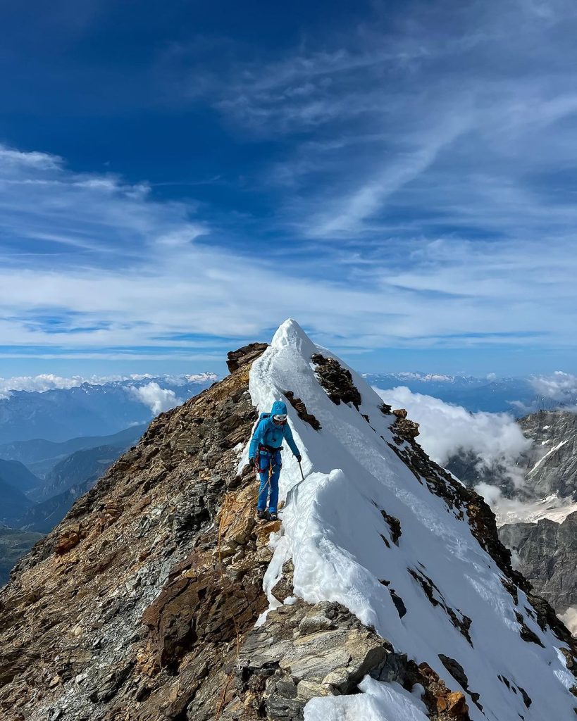 Marija Zogović na Materhornu 4478m