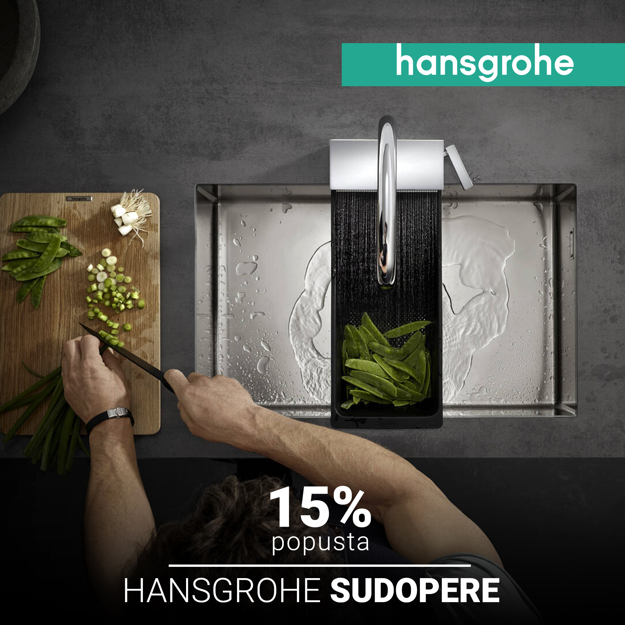 Hansgrohe sudopere na 15% popusta