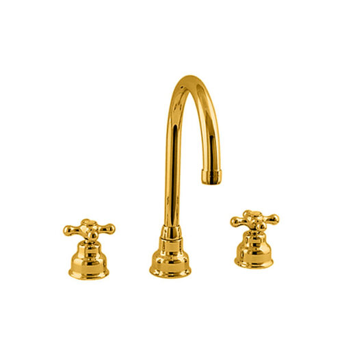 FEIS cesma za lavabo  sa 3 rupe, gold